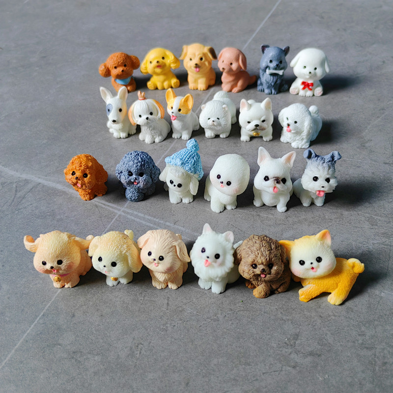 Bonsai Gardenia - 12pc Cute Small Dog Puppy Animal