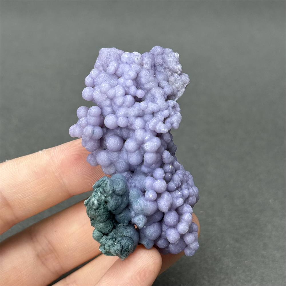 Bonsai Garden Gift - Natural Beautiful Grape Agate Ore Specimen