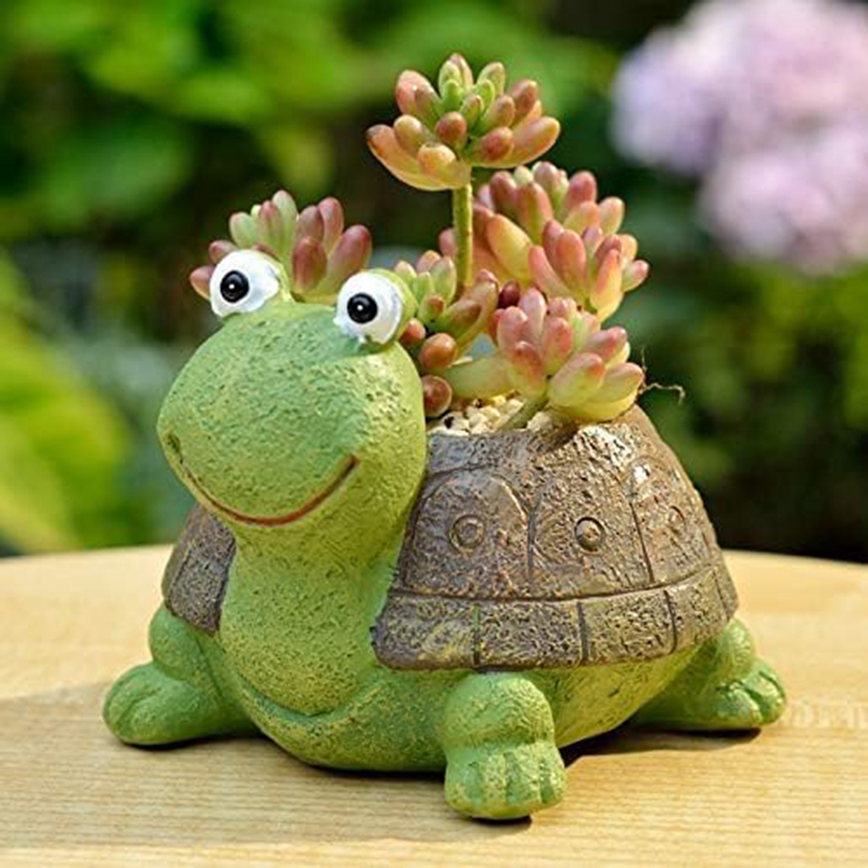 Bonsai Garden Gift - Cute Turtle Planter Succulent Bonsai Cactus
