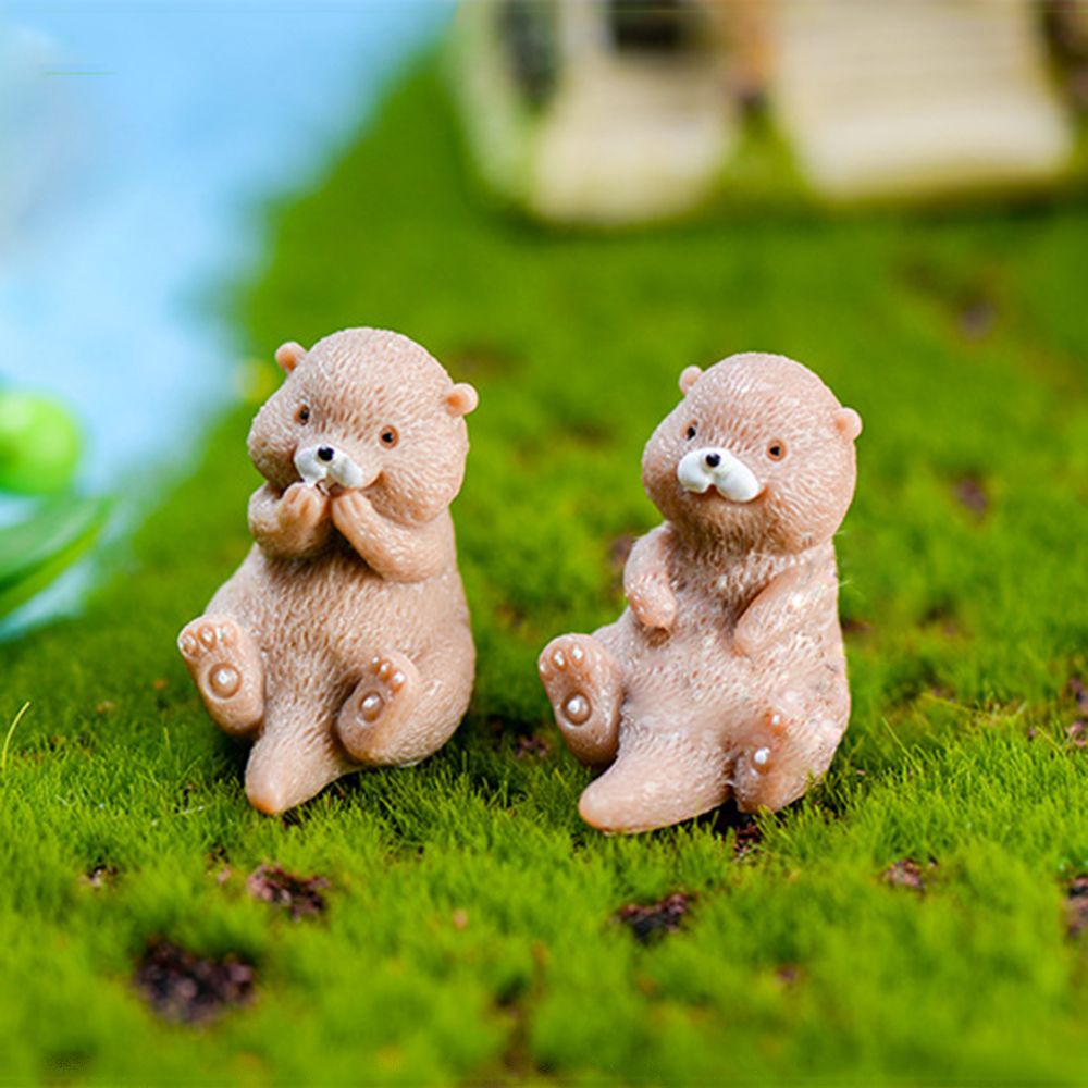 Bonsai Garden Gift - Otters Figurine Mini Home Decor Fairy