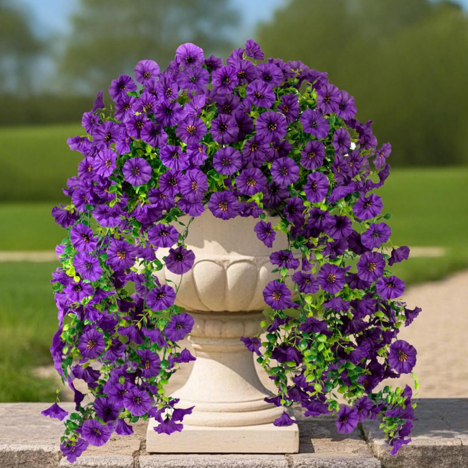 Bonsai Garden Gift - Artificial Vine Morning Glory Flowers Wedding