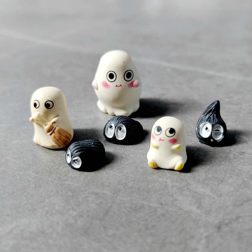 8pc Mini Funny Cute Black Blue - Bonsai Gardenia 评论和价格