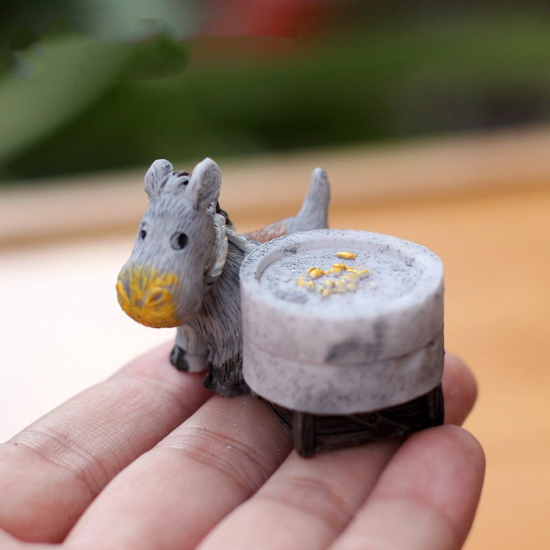 Animal Figurines Mini Donkey P - Japan Bonsai Garden 评论和价格