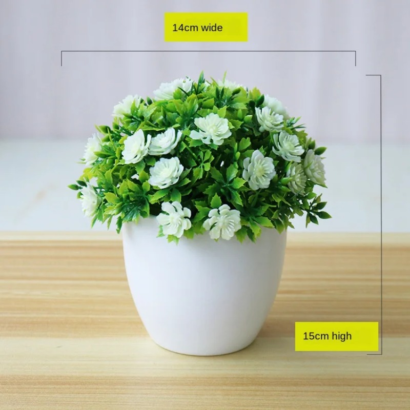 1pc Artificial Plants Bonsai S - Bonsai Gardenia 评论和价格