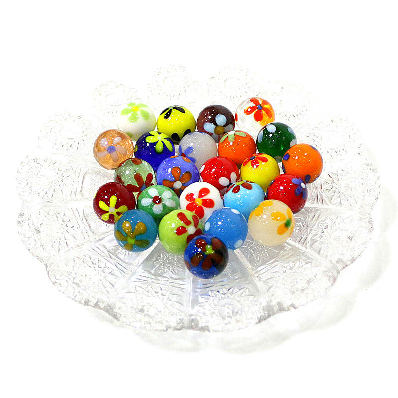 6pcs 16mm Colorful Rare Glass  - Bonsai Garden Gift 评论和价格