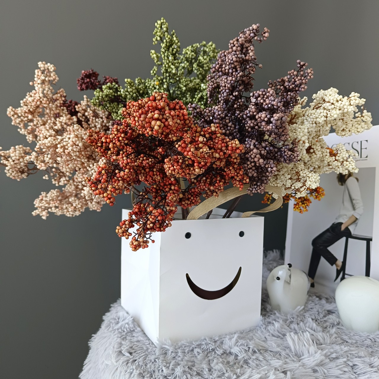 1/3pcs Artificial Flowers Plan - Bonsai Garden Gift 评论和价格