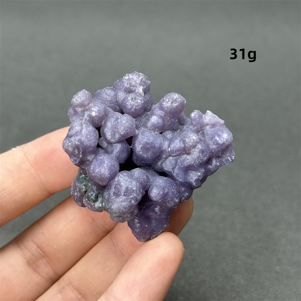 Natural Beautiful Grape Agate  - Bonsai Garden Gift 评论和价格