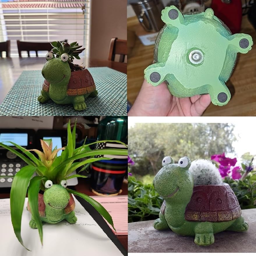 Cute Turtle Planter Succulent  - Bonsai Garden Gift 评论和价格