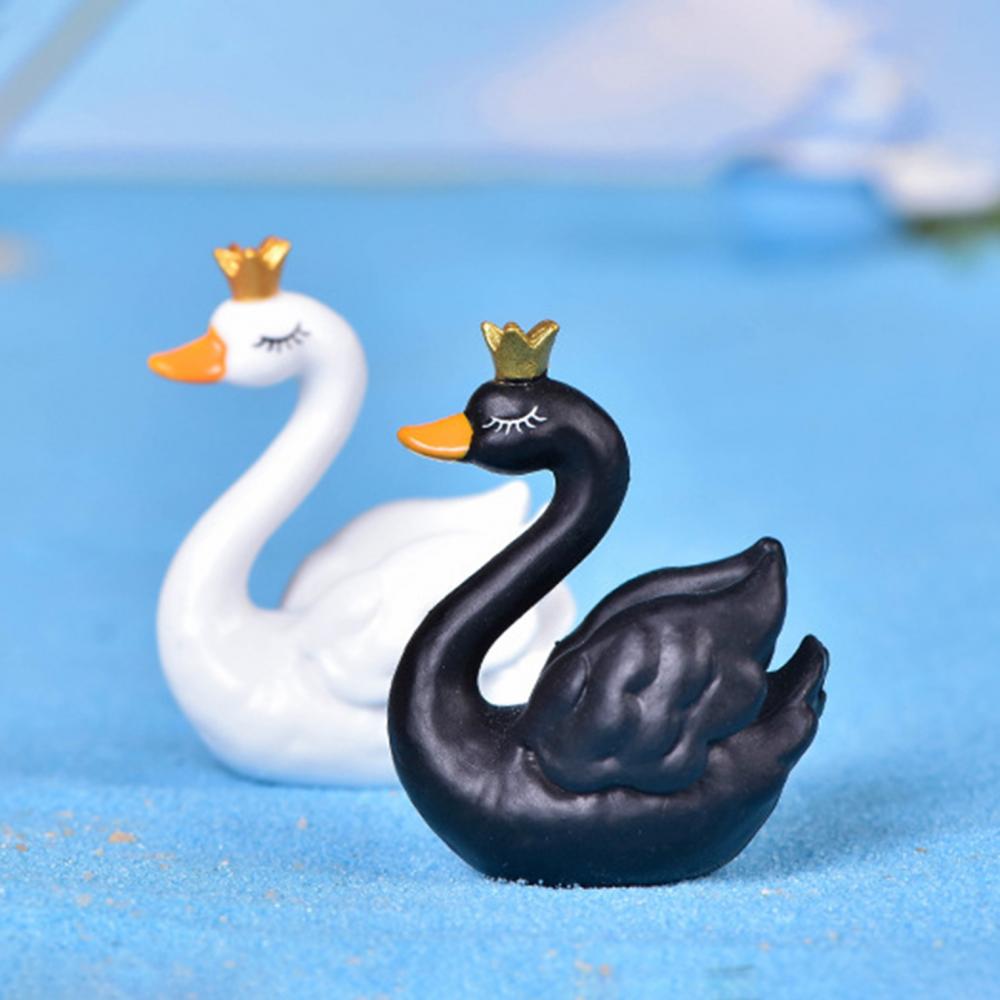 5cm Couple Lovers Swan Mini Cr - Bonsai Garden Gift 评论和价格