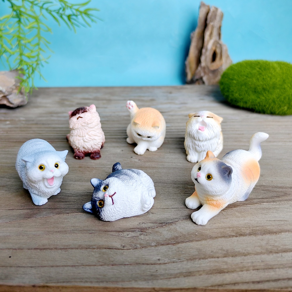 6pc Cute Cat Dog Set Animal Gi - Bonsai Garden Gift 评论和价格
