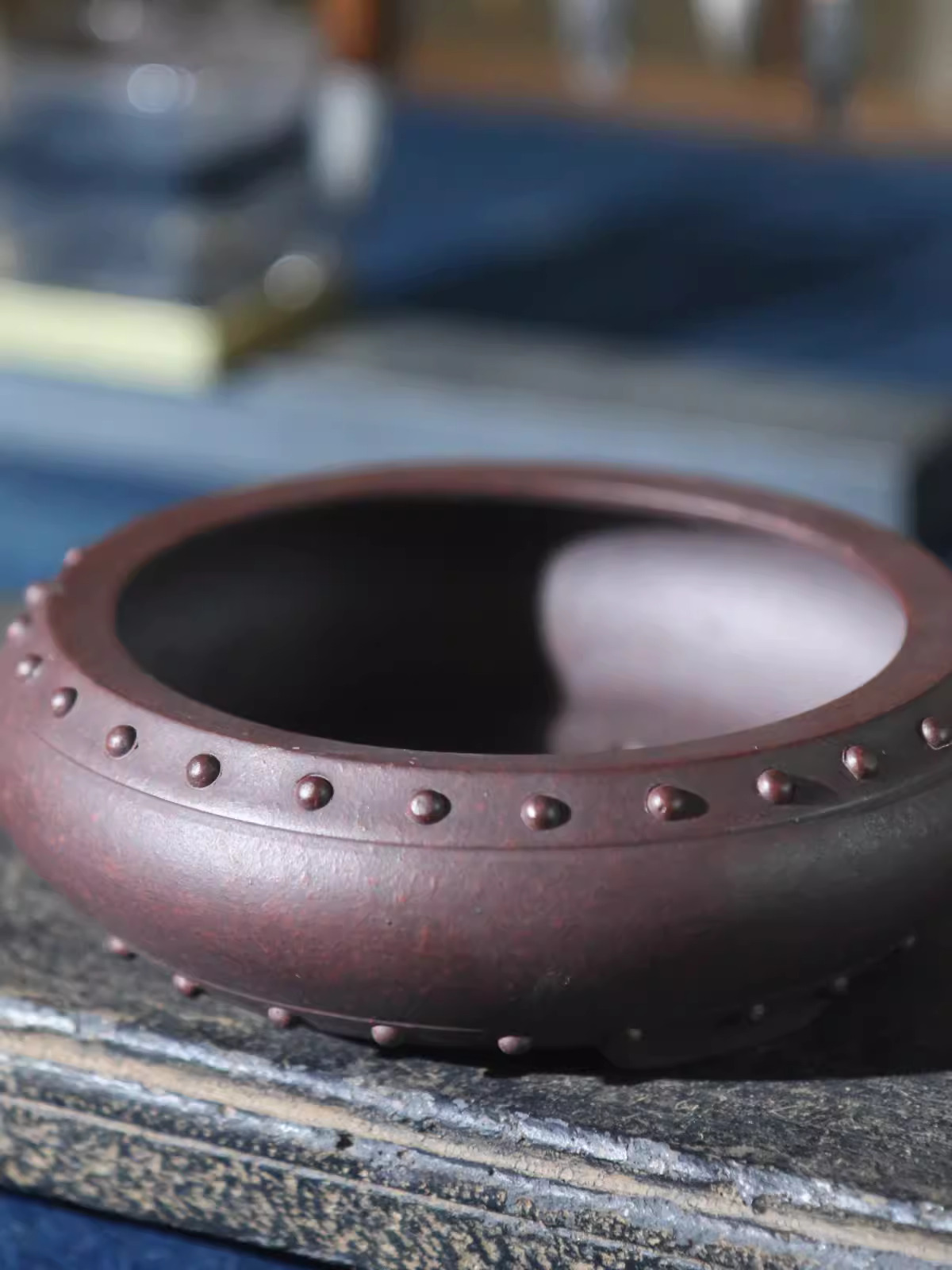 Ceramic Circle Bonsai Pot, Mad - Bonsai Gardenia 评论和价格