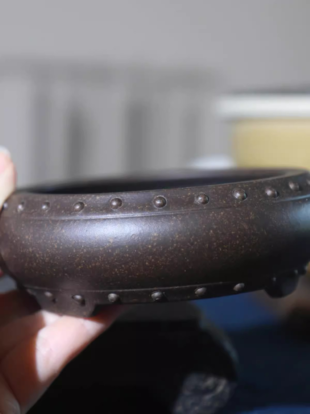 Ceramic Circle Bonsai Pot, Mad - Bonsai Gardenia 评论和价格