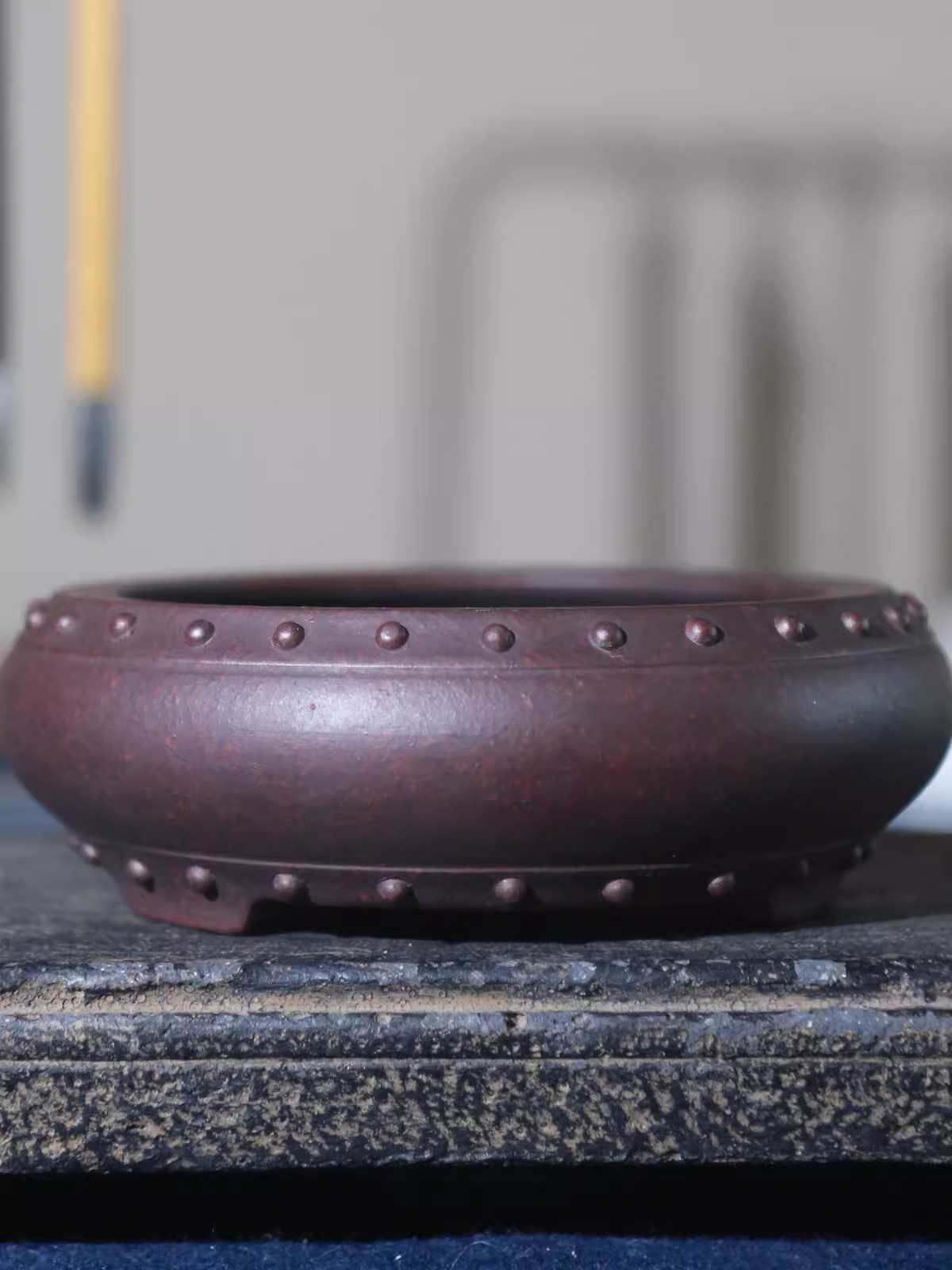 Ceramic Circle Bonsai Pot, Mad - Bonsai Gardenia 评论和价格