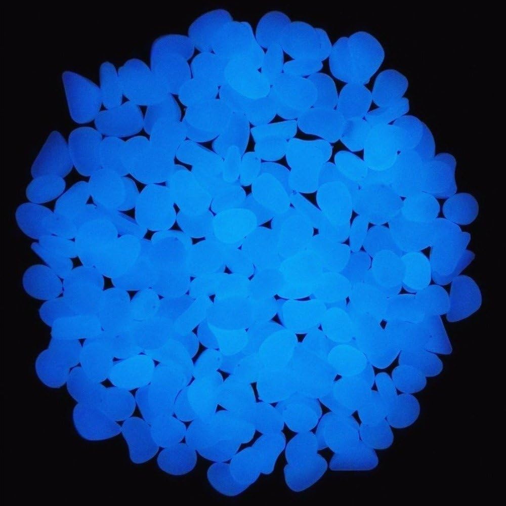 Fish Tank Rocks Glow Blue Pebb - Bonsai Gardenia 评论和价格