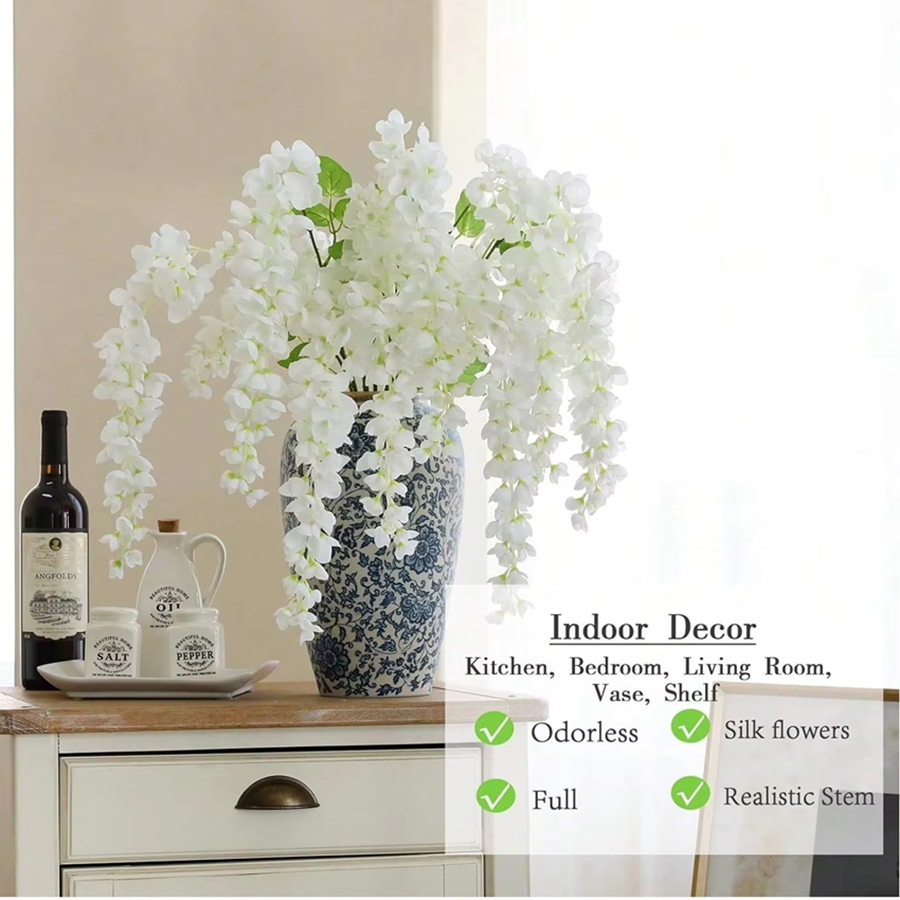 Artificial Flower Rattan Home  - Bonsai Garden Gift 评论和价格