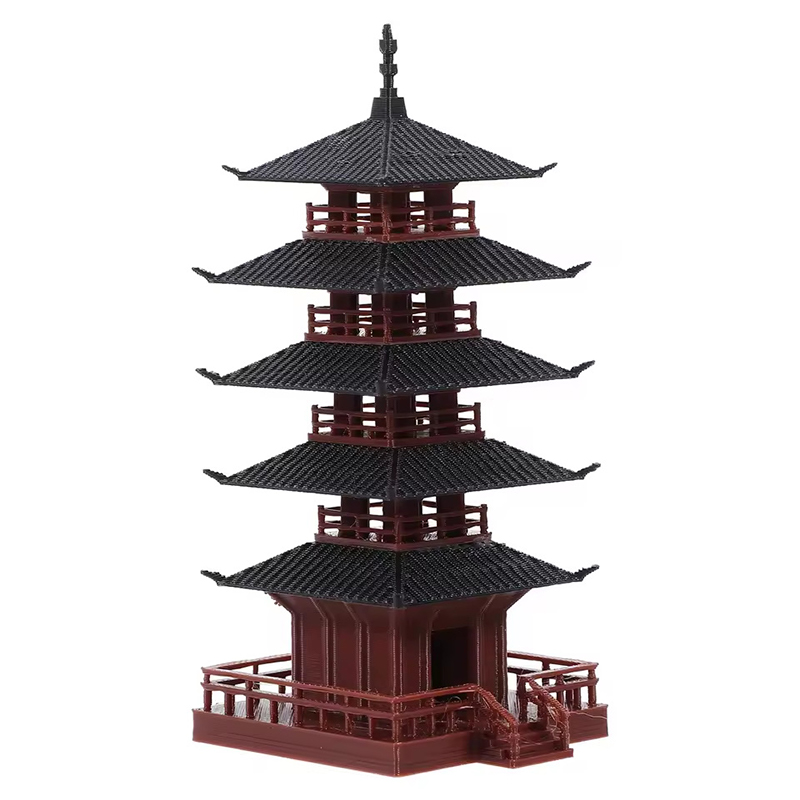🛒1Pc Mini Pagoda Statue Chines - Bonsai Garden Zen 评论和价格