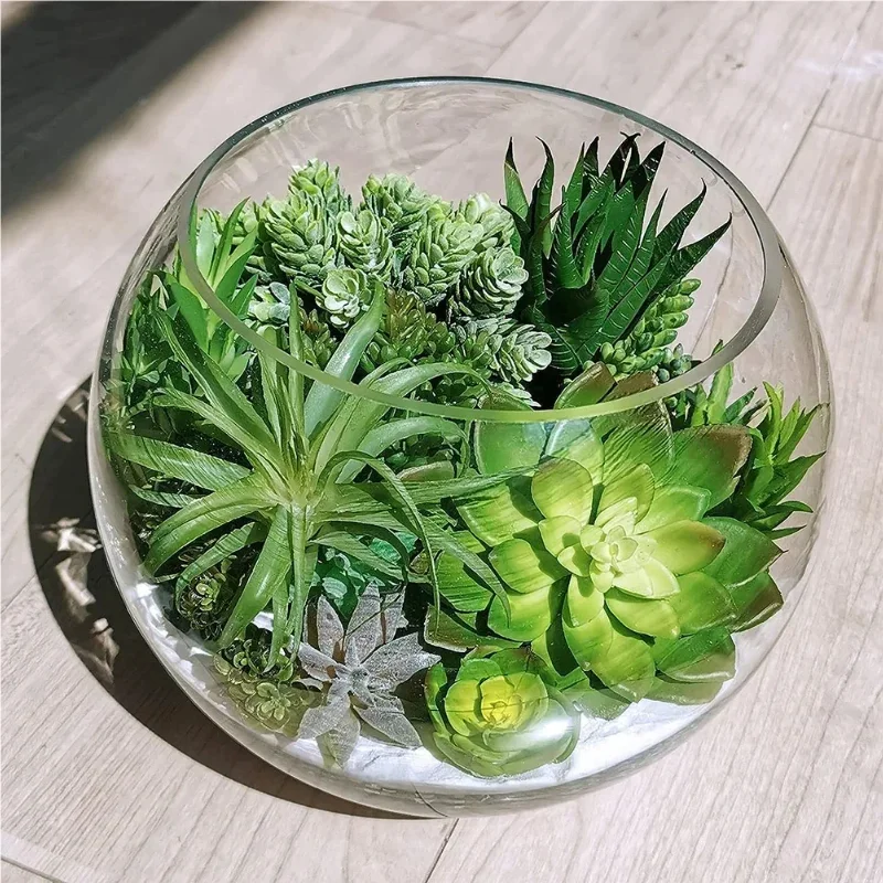 10/20Pcs PVC Succulents Plants - Bonsai Garden Ideas 评论和价格