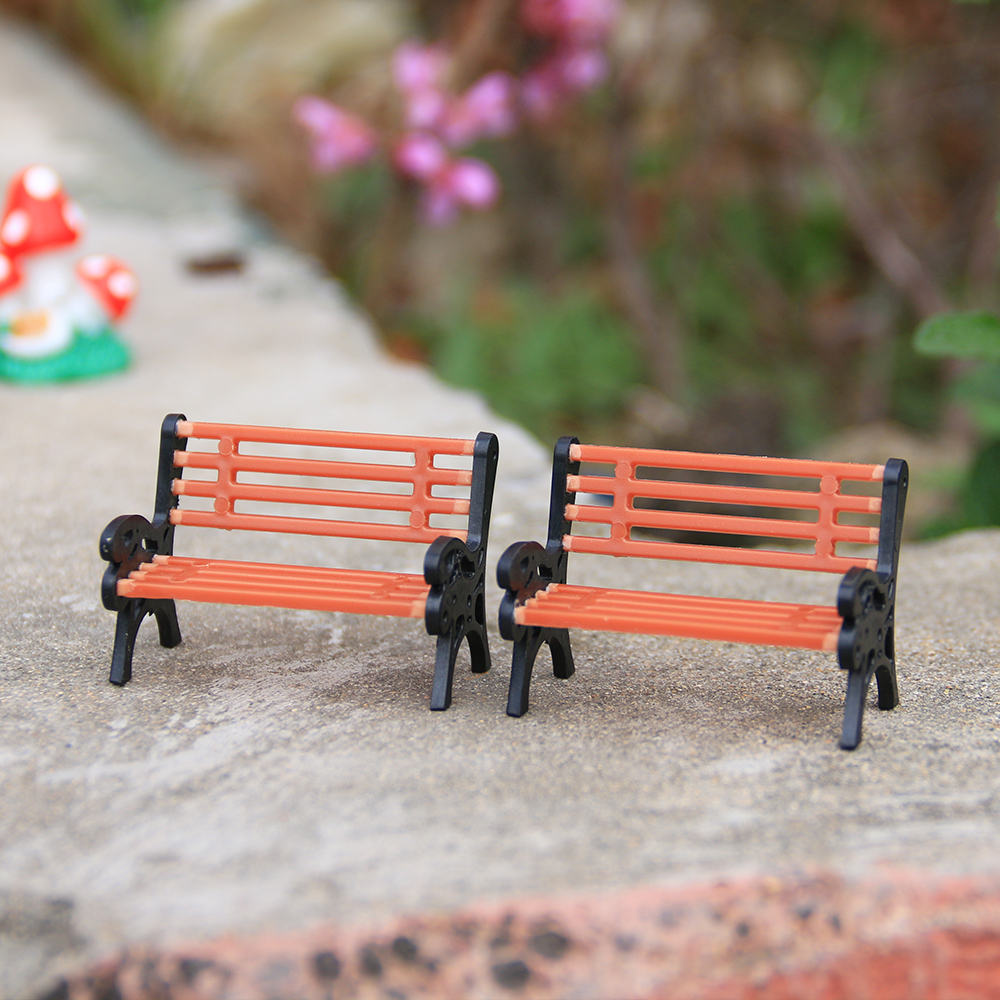 1PC Resin Miniature Bench Stoo - Bonsai Garden Miniature 评论和价格
