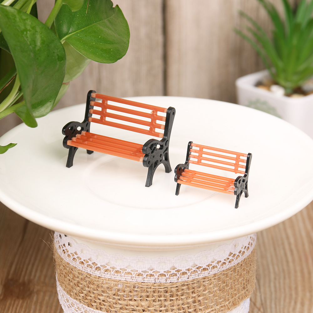 1PC Resin Miniature Bench Stoo - Bonsai Garden Miniature 评论和价格
