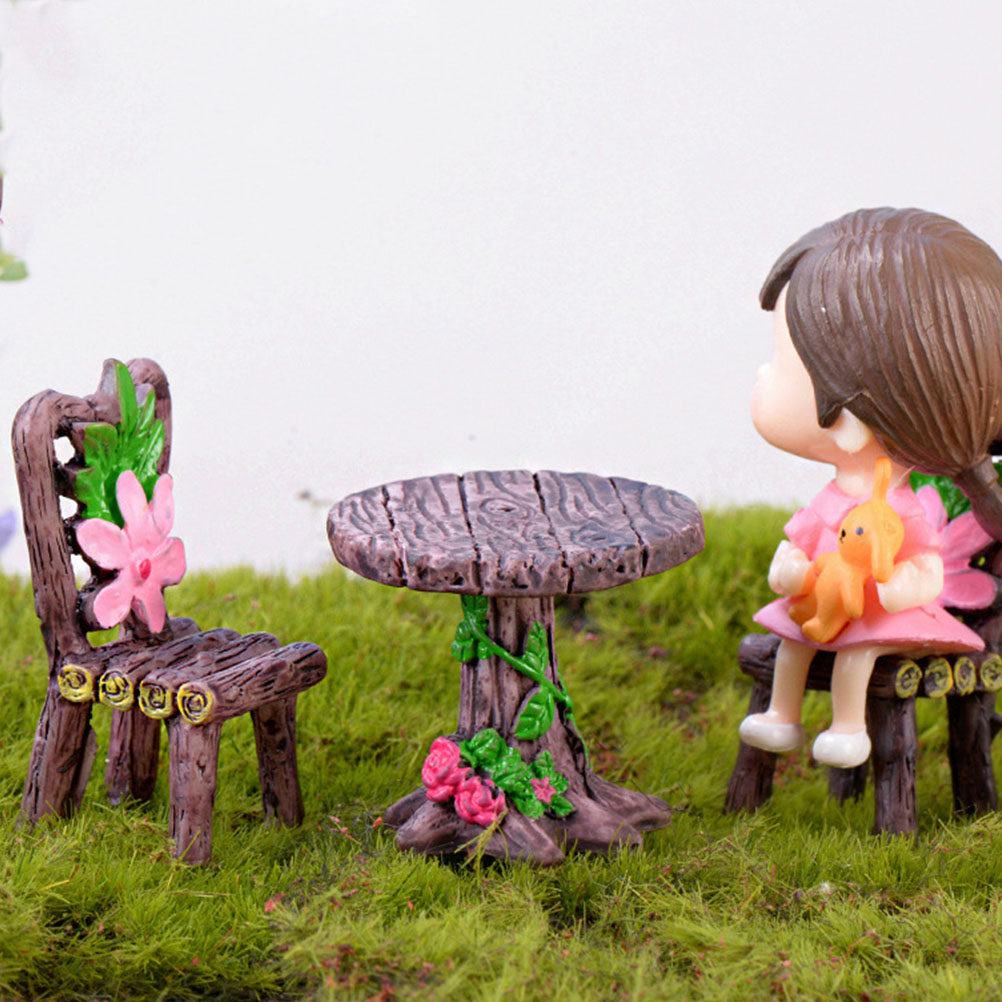 5Sets Mini Resin Miniature Cha - Bonsai Garden Miniature 评论和价格