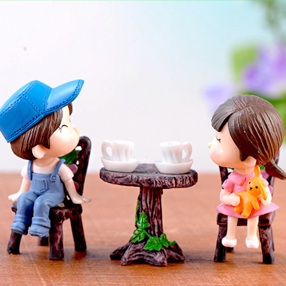5Sets Mini Resin Miniature Cha - Bonsai Garden Miniature 评论和价格